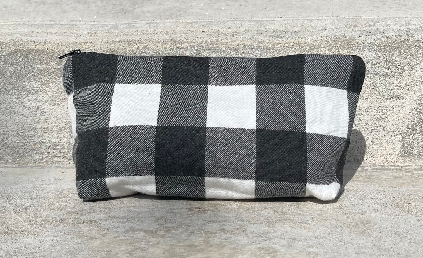 Trousse rayure noir et blanc
