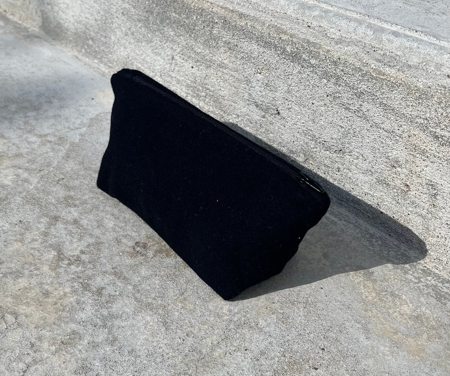 Trousse feutrine noir