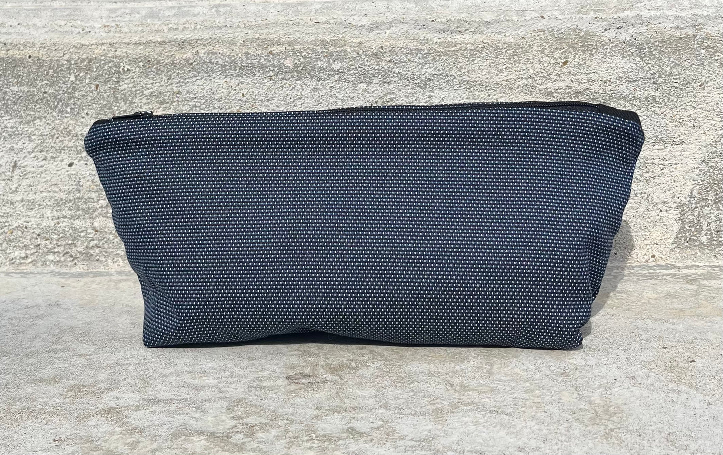 Trousse bleu petit point