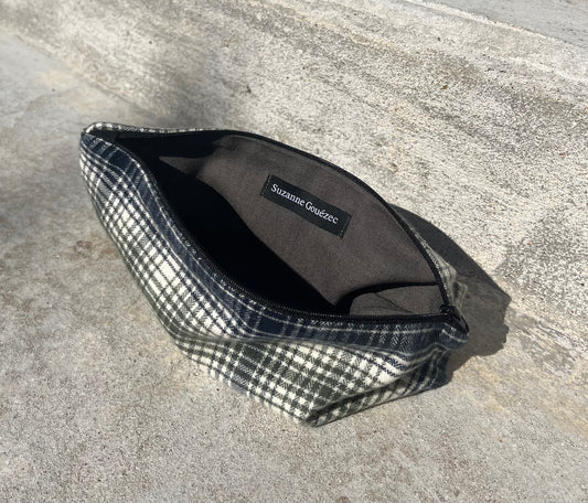 Trousse vert et bleu