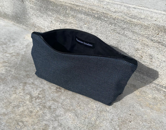 Trousse bleu petit point