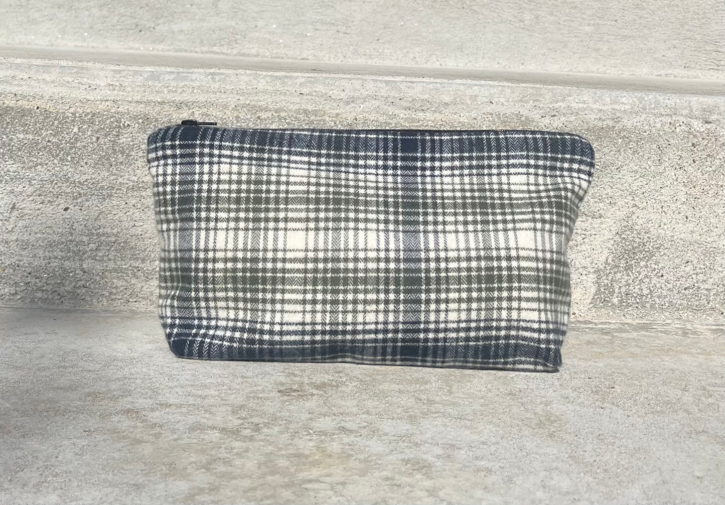 Trousse vert et bleu